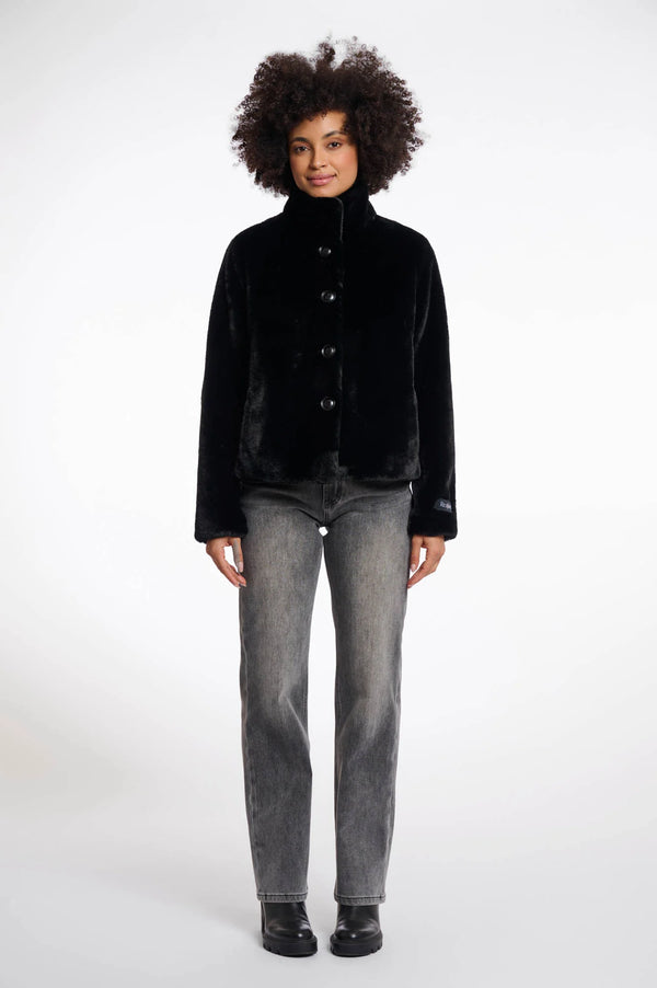 AW25 Rino & Pelle Single breasted fake fur jacket | Vie