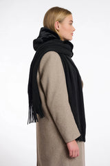 AW25 Rino & Pelle Knitted scarf with faux fur detail | Vlien