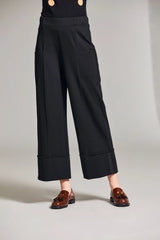 AW24 - WIDE LEG CROP PANTS