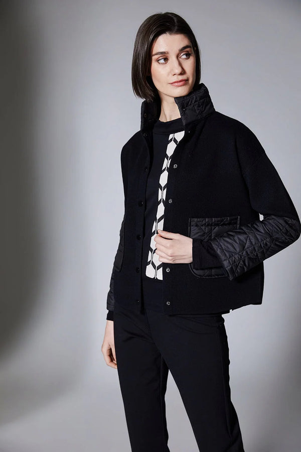 AW25 Peruzzi QUILTED TRIM KNIT JACKET