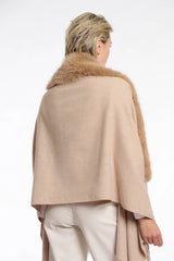 AW25 Rino & Pelle Cape with fur details|Wendy