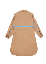 Trench Coat with Blue Piping