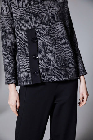 AW25 Peruzzi JACQUARD BUTTON SWEATER
