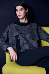 AW25 Peruzzi JACQUARD BUTTON SWEATER