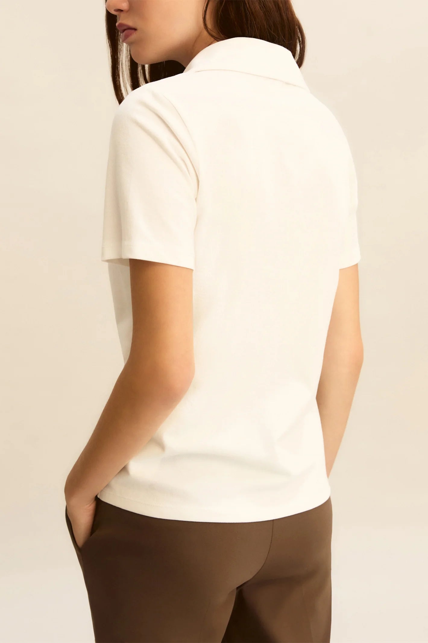 SS26 EMME MARELLA BUTTON-NECK TEE | EMMONIRICA