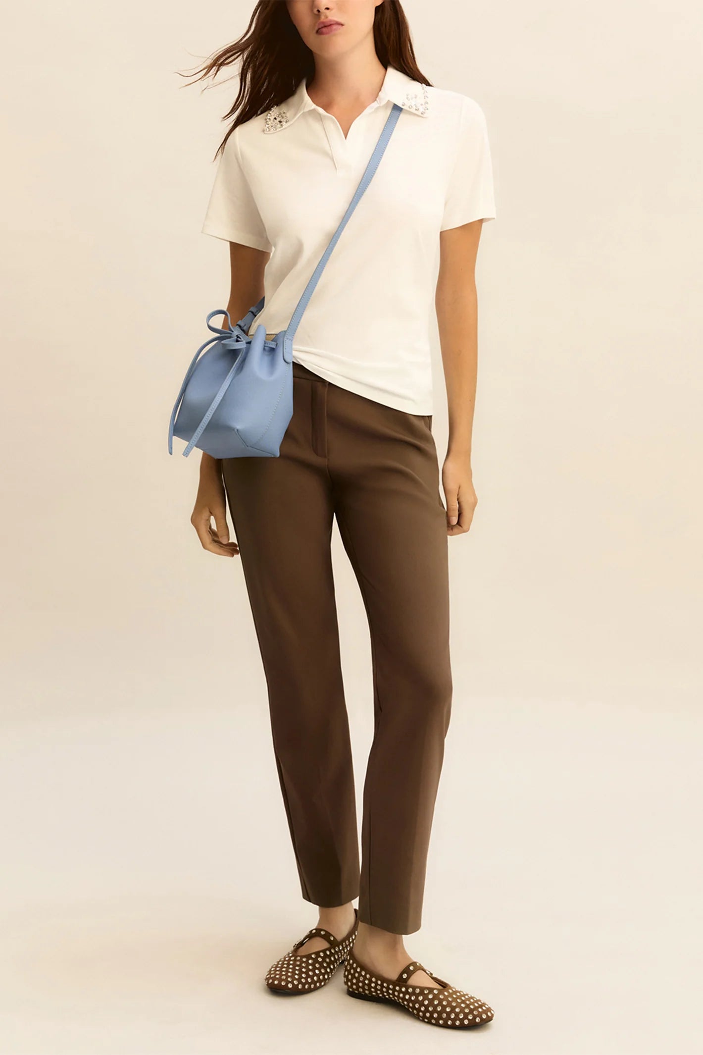 SS26 EMME MARELLA BUTTON-NECK TEE | EMMONIRICA