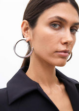 AW25 Lola Casademunt Hoop Earrings SILVER