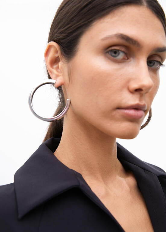 AW25 Lola Casademunt Hoop Earrings SILVER