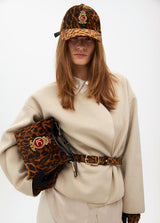 AW25 Lola Casademunt Knitted Animal Print handbag