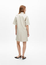 AW25 Lola Casademunt Oversized Mini Faux Leather Dress