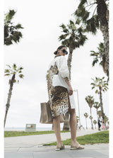Tiger Design Shirt Dress