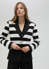 Monochrome Jersey Blazer