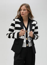 Monochrome Jersey Blazer