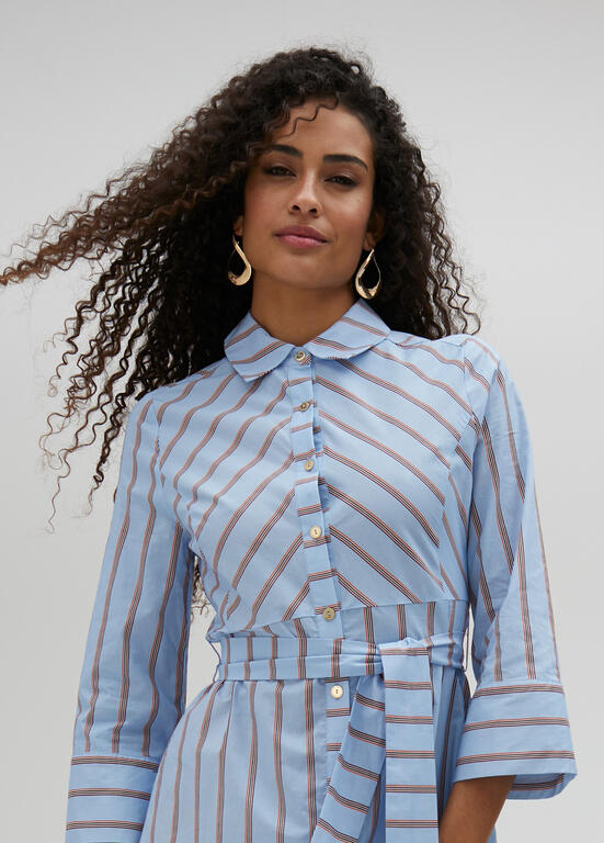 Poplin Stripe Dress