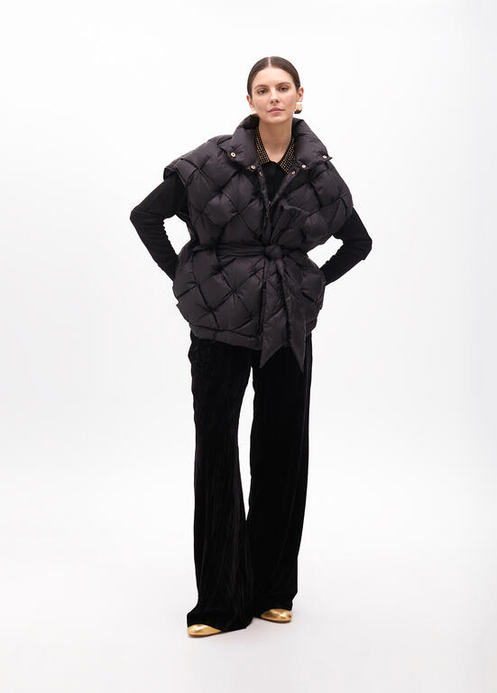 AW25 Maite Quilted braided gilet