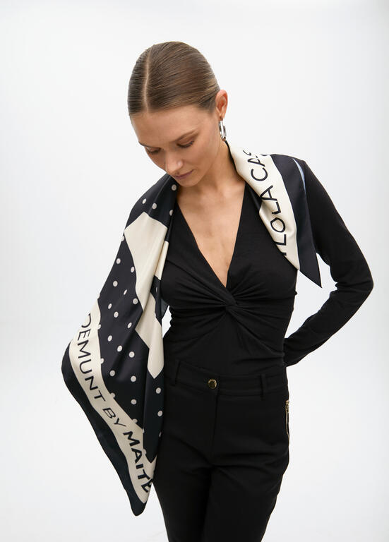 AW25 Maite Polka Dot Print Scarf