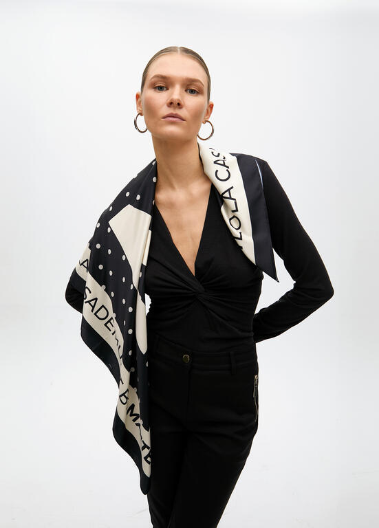 AW25 Maite Polka Dot Print Scarf