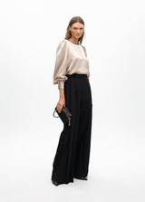 AW25 Maite Blouse with jewel detail on neckline