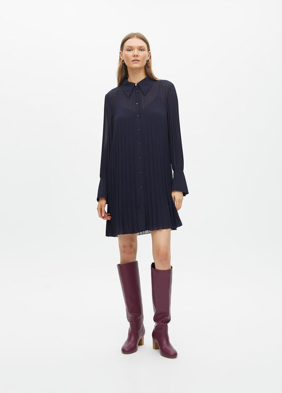 AW25 Maite Pleated Short Dress