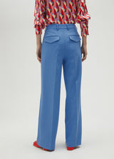 Palazzo Trousers - Blue