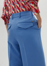 Palazzo Trousers - Blue