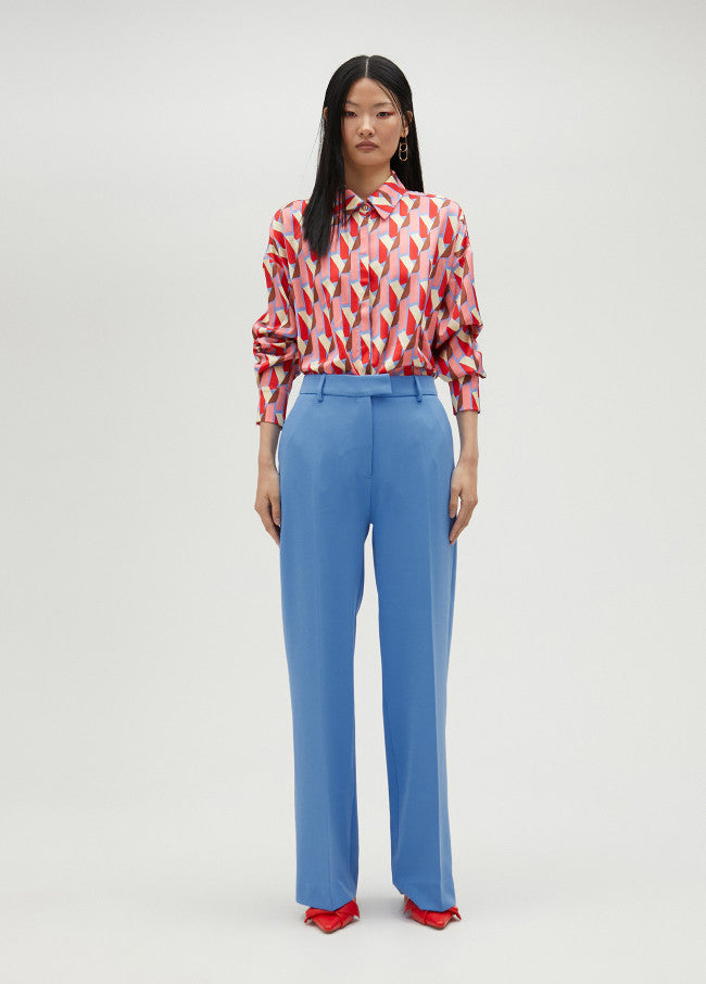 Palazzo Trousers - Blue