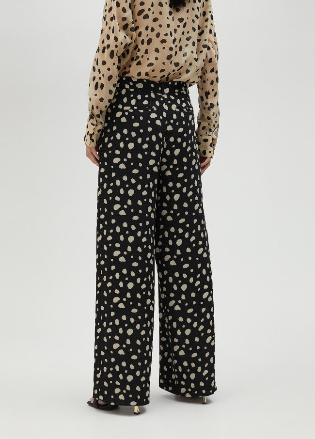 Polka Dot Palazzo Trousers