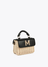 Rattan Crossbody Handbag
