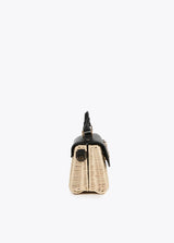 Rattan Crossbody Handbag