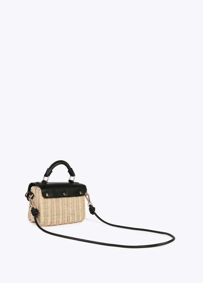 Rattan Crossbody Handbag