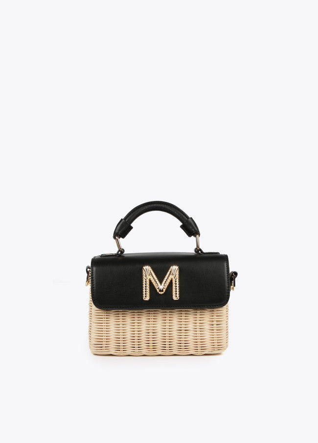 Rattan Crossbody Handbag