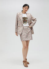 Lion and Rhinestone Tee