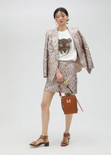 Lion and Rhinestone Tee