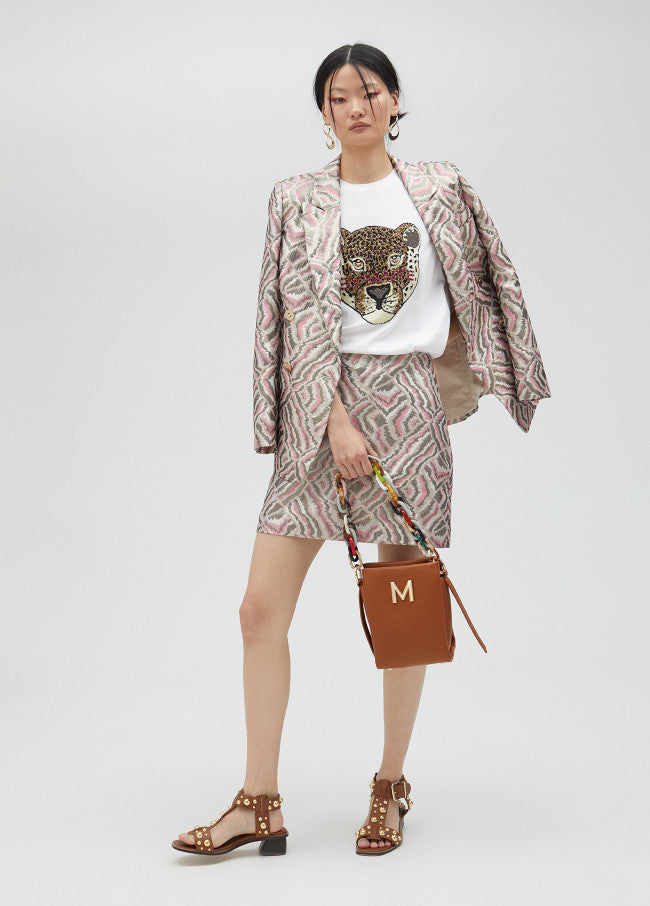 Lion and Rhinestone Tee