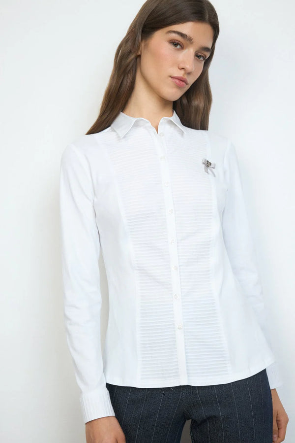 AW25 Tinta Shirt - Soraya White