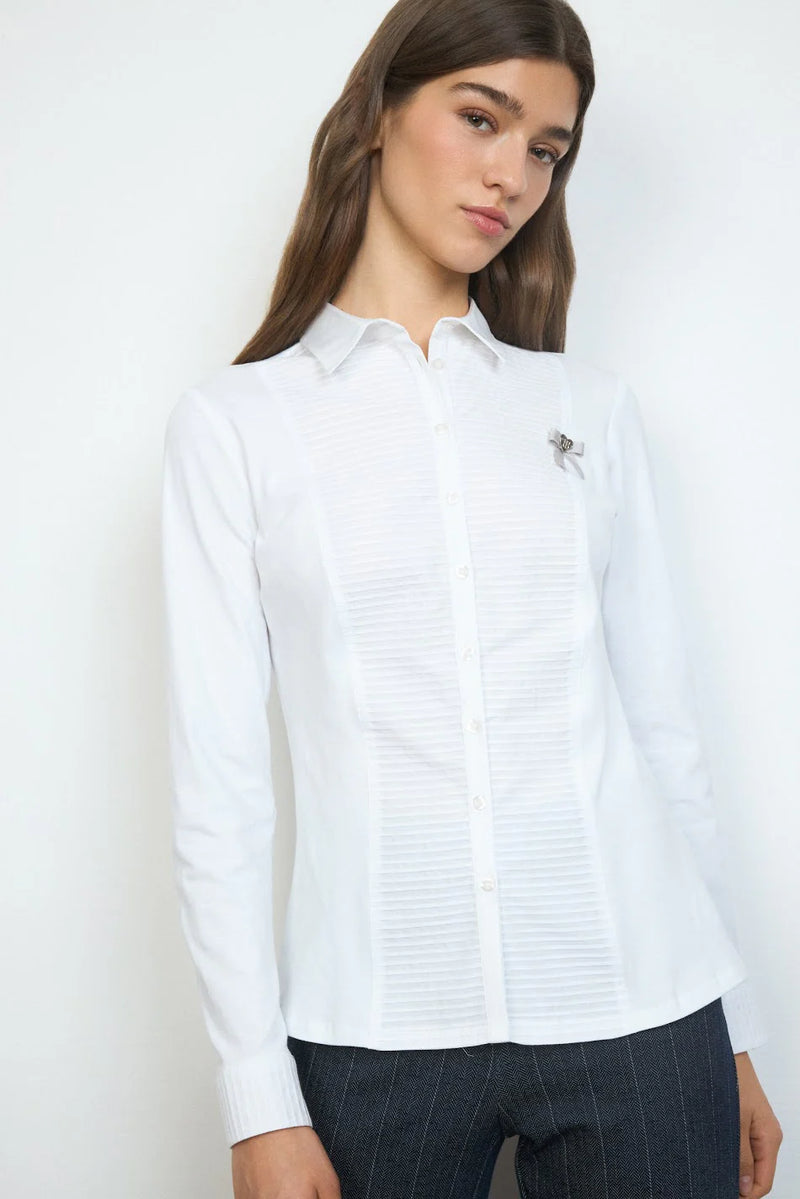 AW25 Tinta Shirt - Soraya White